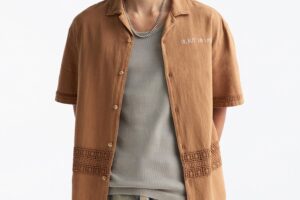 EMBROIDERED SHORT SLEEVE SHIRT